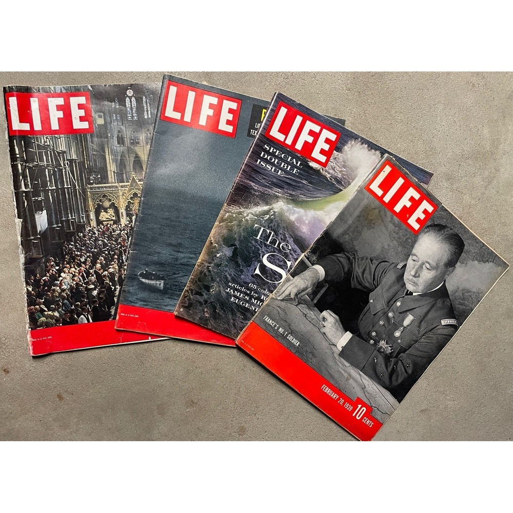 Life Magazines |Vintage| Set Of 4
